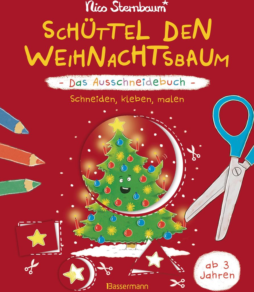 Schüttel den Weihnachtsbaum - Das Ausschneidebuch. Produktbild 