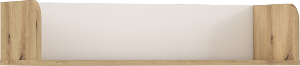 Furniture24 Wandboard Winnie Emlb08-C830 Hängeregal Wandregal Artisan Eiche/Weiß
