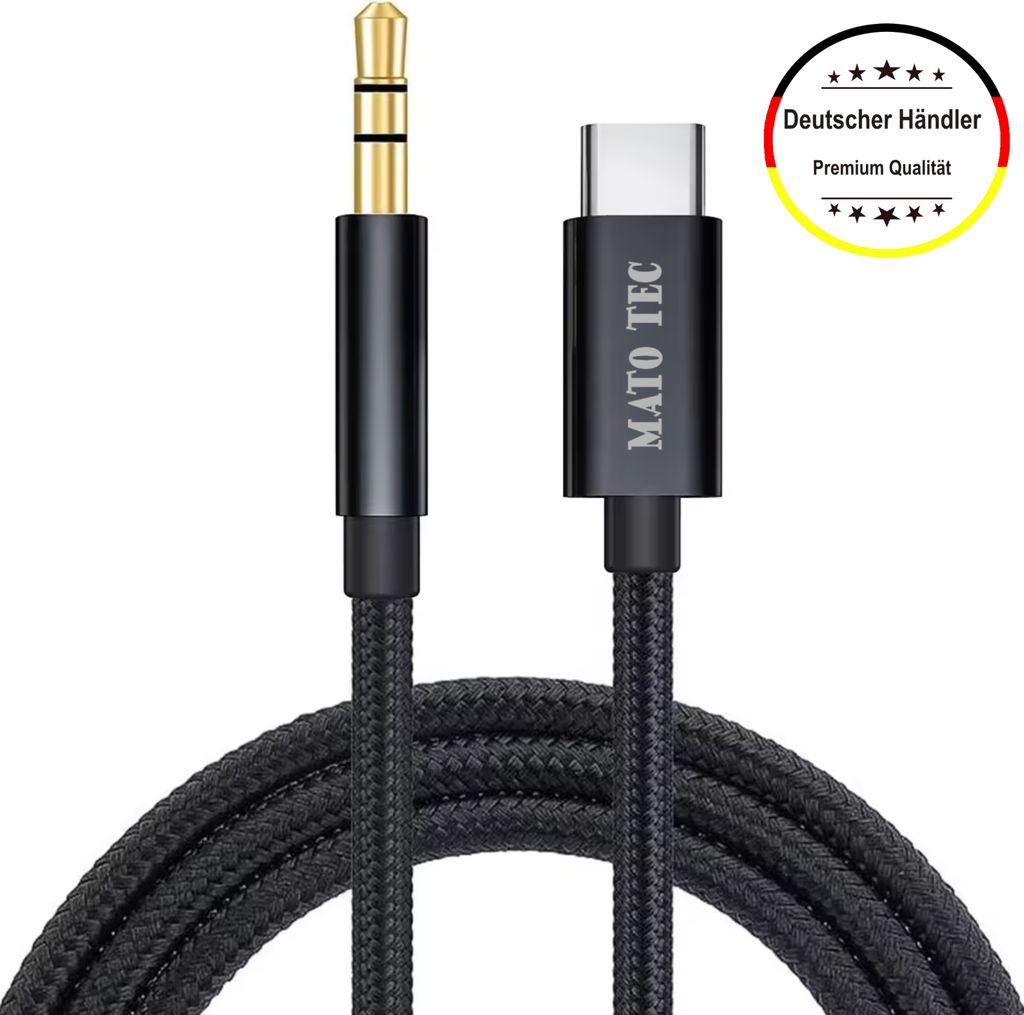 USB Type C auf 3,5mm Klinke USB C Aux Kabel in Audio USB C Produktbild 