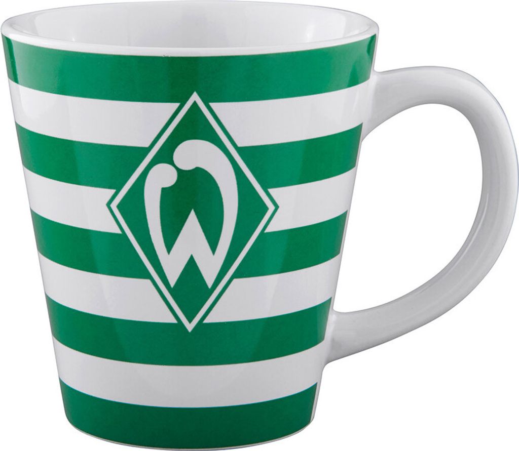 SV Werder Bremen Tasse Streifen Produktbild 