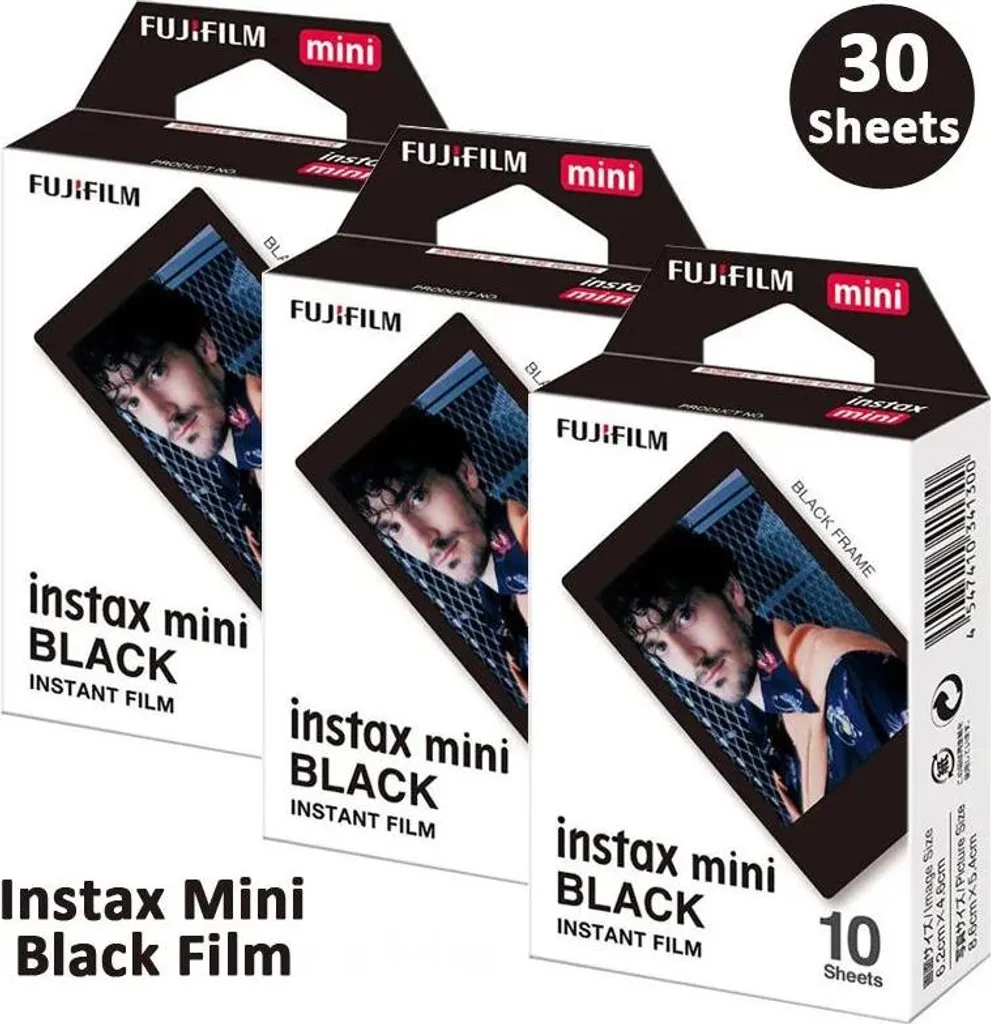 Recharge Photo pour Soirées et Événements 30 Feuilles Bordure Noire