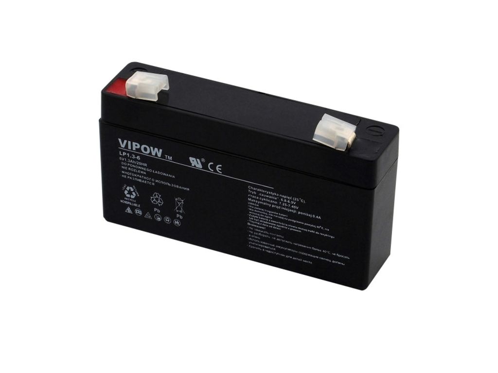 Batterie gel AGM 6V 1,3Ah Batterie gel de rechange faible Image du produit 