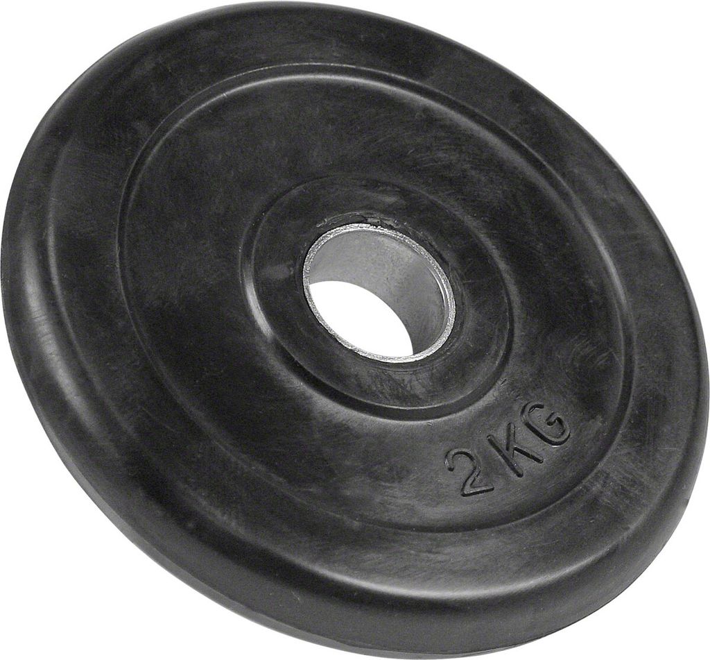 Sport-Tec Get-Fit Hantelscheibe aus Gummi, Stück, Krafttraining, Fitness, Bodybuilding, Kraftsport, Muskelaufbau, Powerlifting, 1,0kg, 2,0kg 5,0kg...