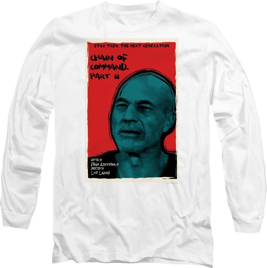 Star Trek - "The Next Generation Season 6 Episode 11" T-Shirt für Herren/Damen Uni TV10058 (M) (Weiß)
