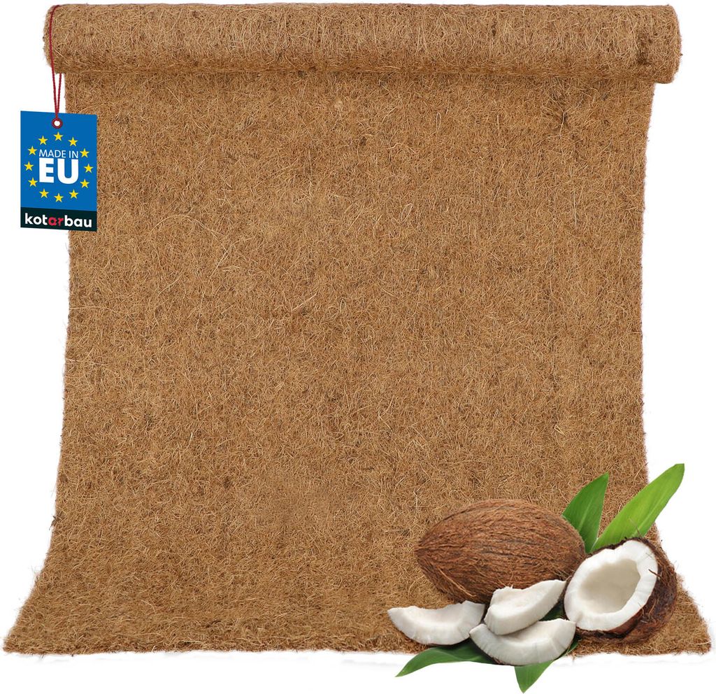 KOTARBAU® Mata kokosowa w rolce 60 x 120 cm Roślinna mata Zdjęcie produktu 