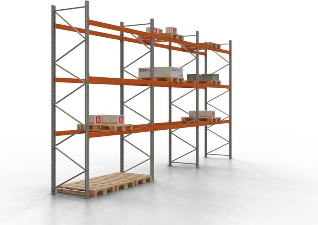 Palettenregal TAURUS | Extra-Tall | HxBxT 450x844x110cm | Produktbild 