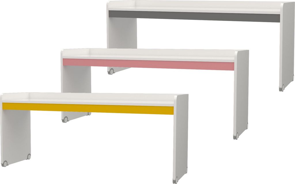 Almila NEO Schreibtisch, groß : Grau Farbe: Grau