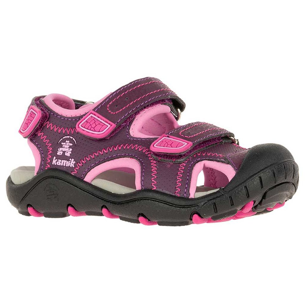 KAMIK SEATURTLE2 Mädchen Outdoor Kinder Zehenschutzsandale Grape Gr.22-35 EUR 34