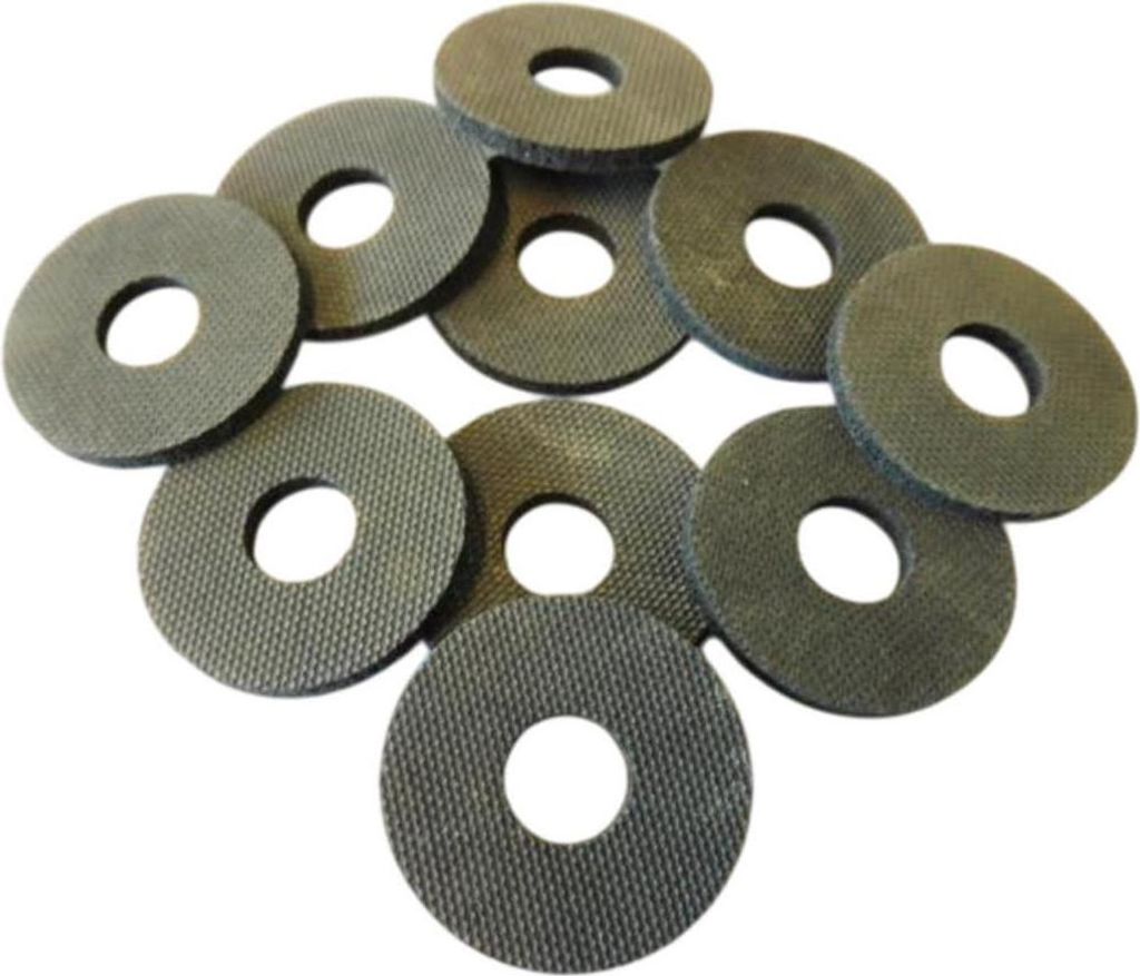 50 Stück Moosgummi M10 30 mm x 10 mm x 3 mm