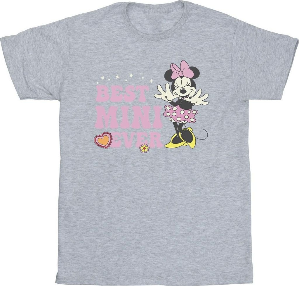Disney - "Best Mini Ever" T-Shirt für Herren BI51154 (M) (Grau)
