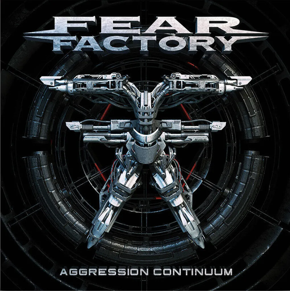Double Vinyle Fear Factory Aggression Continuum Couleur Argent 2LP