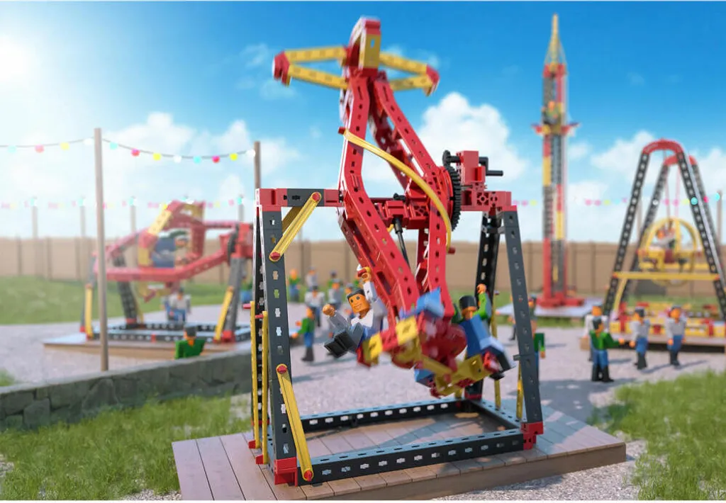 Kit STEM Fischertechnik de circuits à billes pour petits ingénieurs - 14