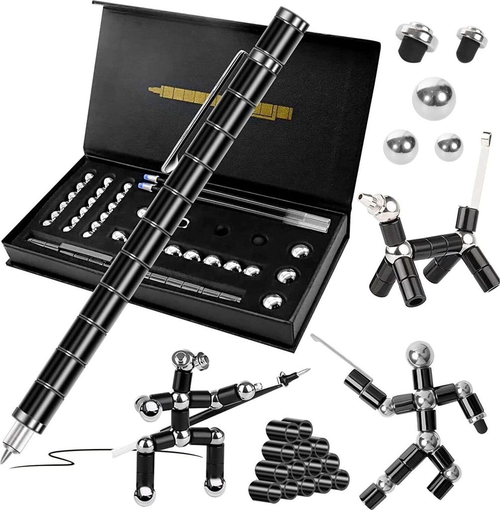 Magnetischer Kugelschreiber, Magnetic Fidget Pen, Magnet Produktbild 