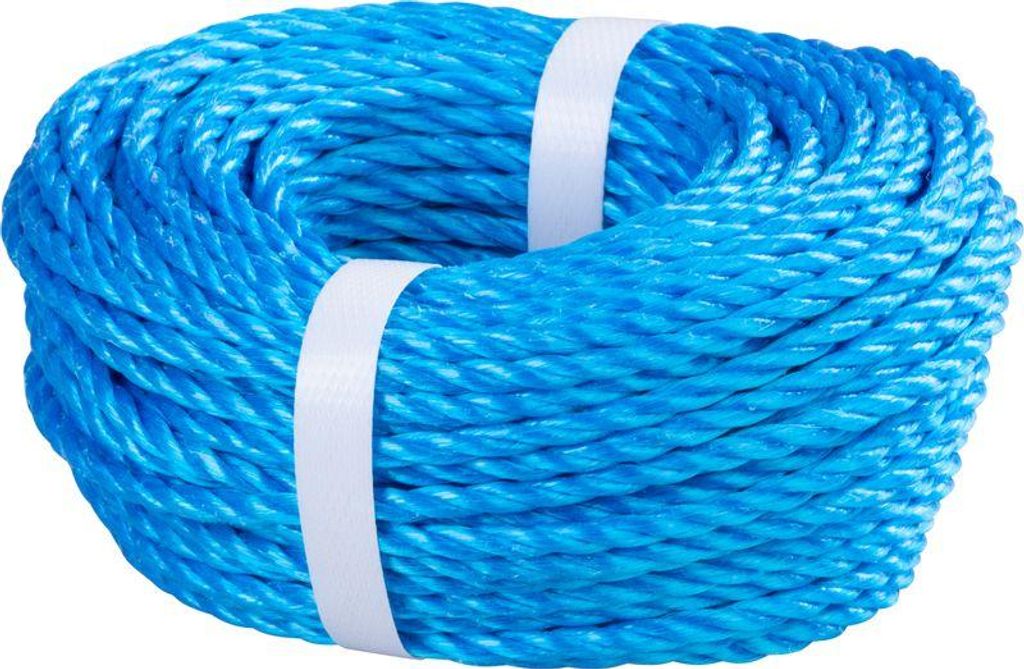 Seil Strend Pro Premium, PP, 4 mm, Schnur, gedreht, blau, L-30 m