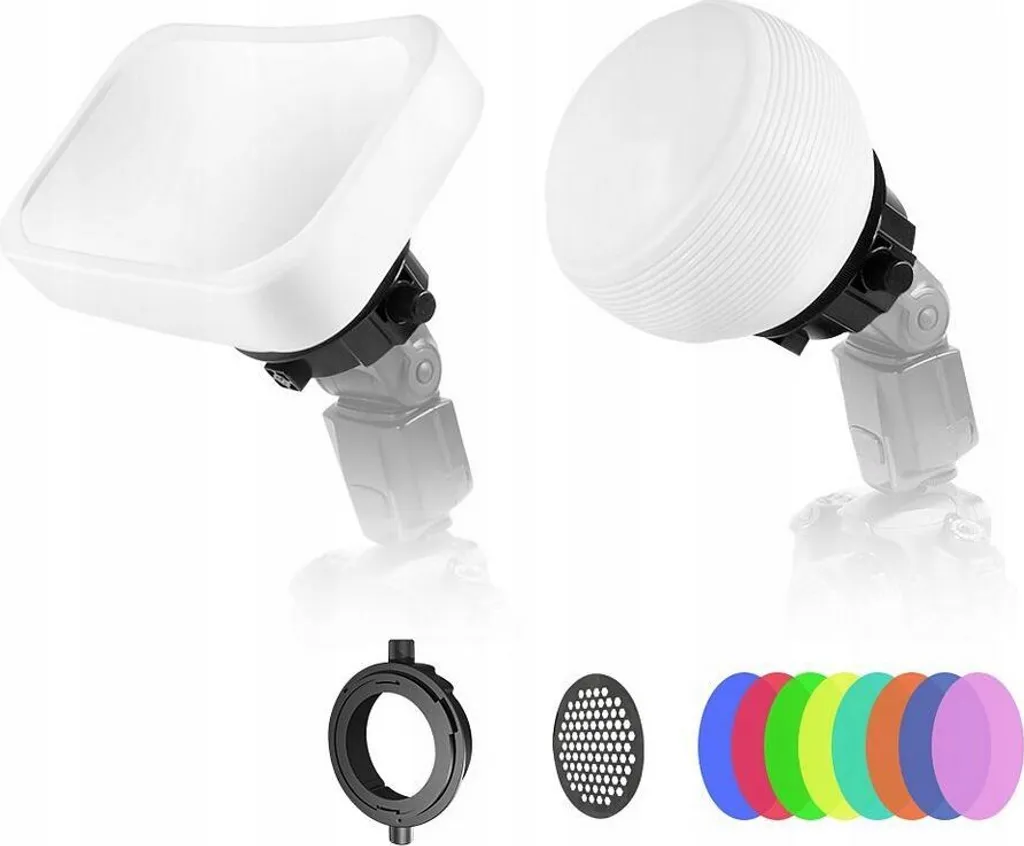 Jeu de filtres diffuseurs 12in1 pour flash photo et lentille Go D235