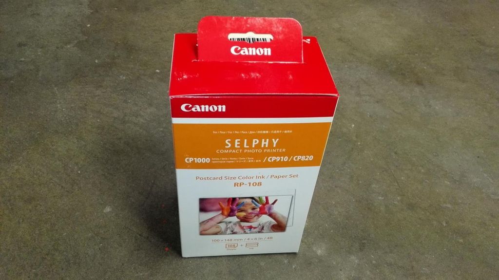 Canon RP-108 Farbtinte + 100 x 148 mm Papier, 108 Blatt, Produktbild 