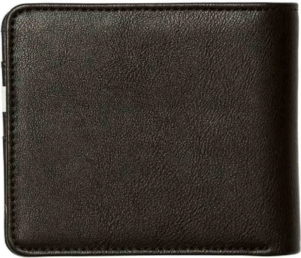 Portefeuille Volcom Slim Stone Noir au Design Ultra-Plat Polyuréthane