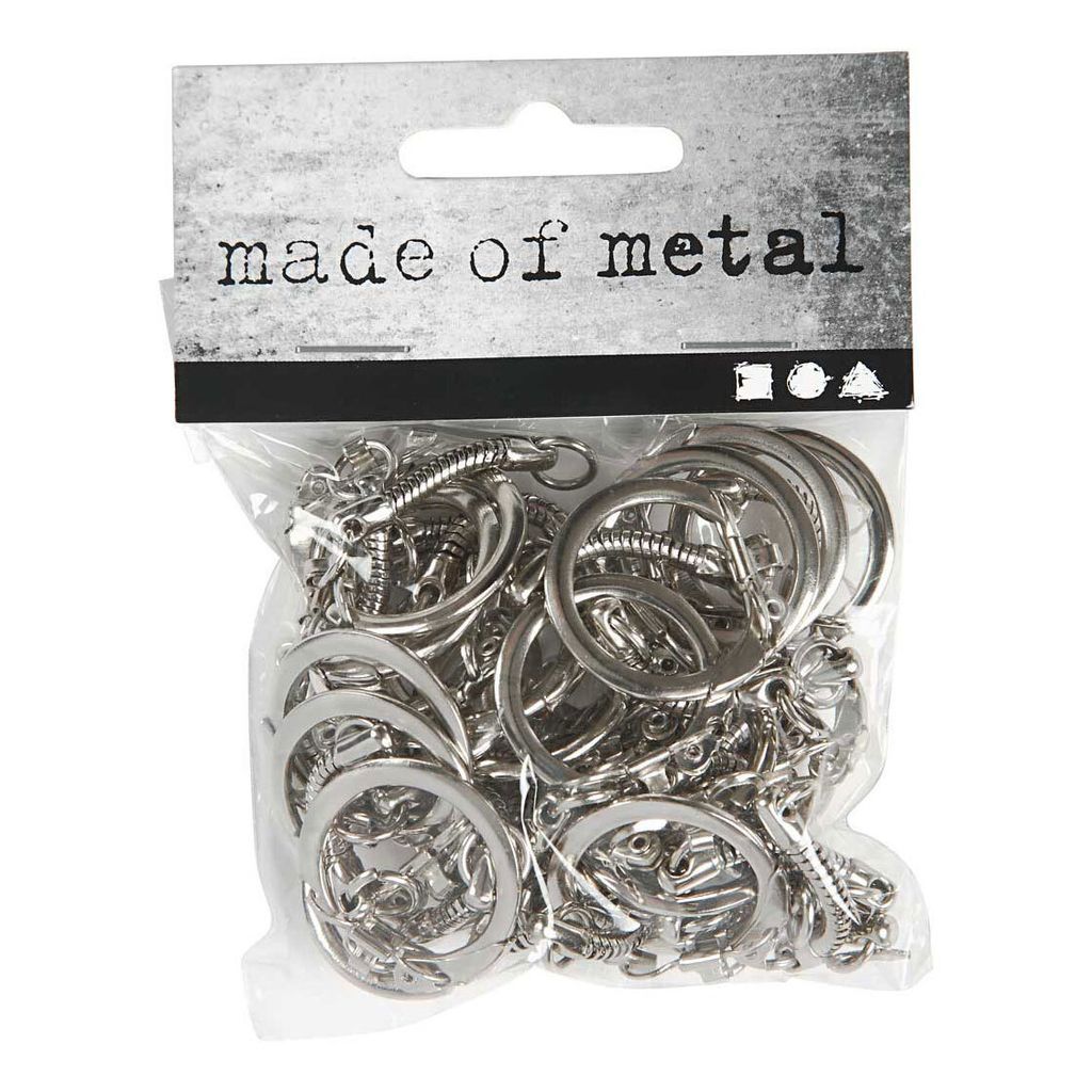 Kreativunternehmen Key Ring mit Kette, 25st.
