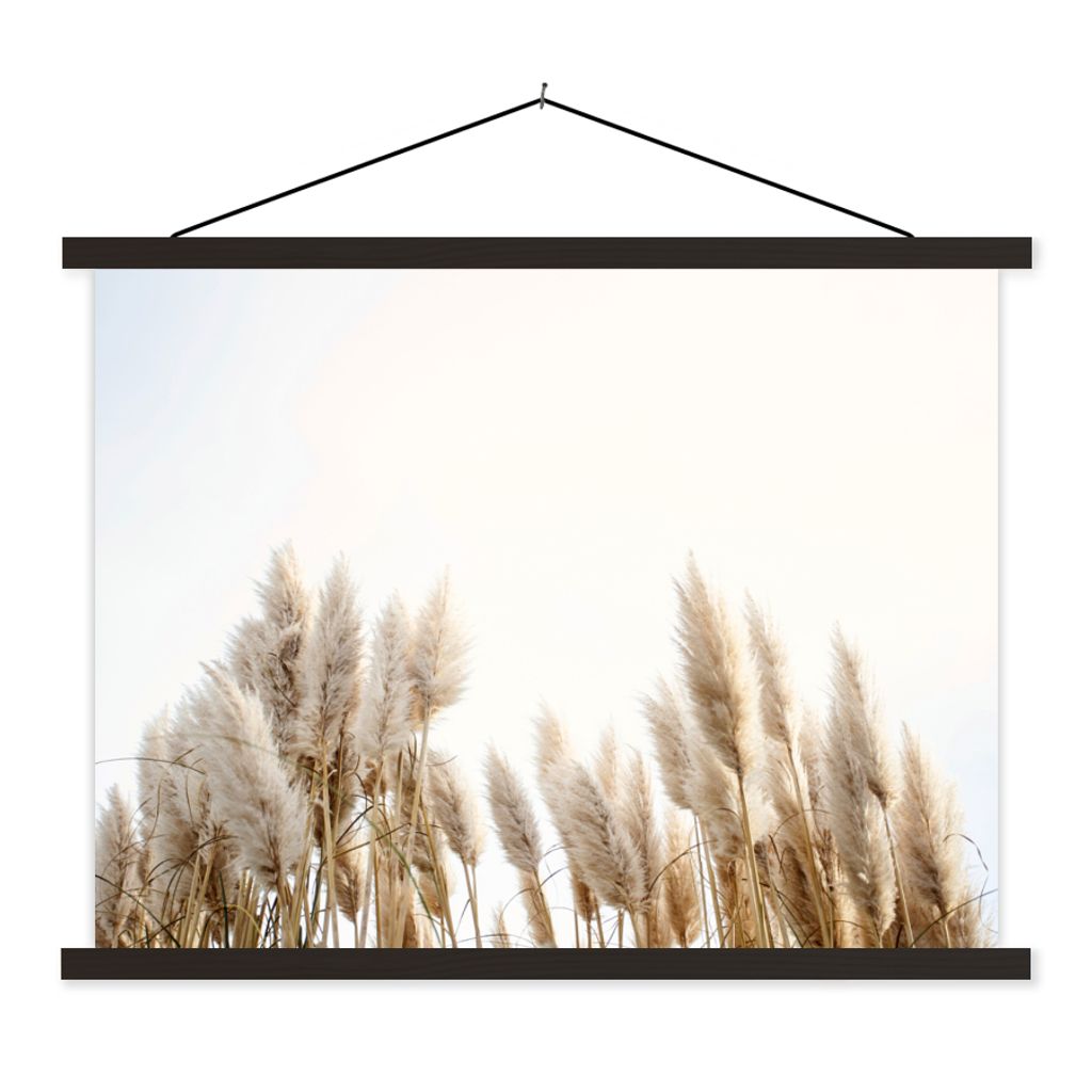 MuchoWow Textilposter Körnung - Himmel - Pastell 40x30 cm mit schwarzem Rahmen - Dekorationen