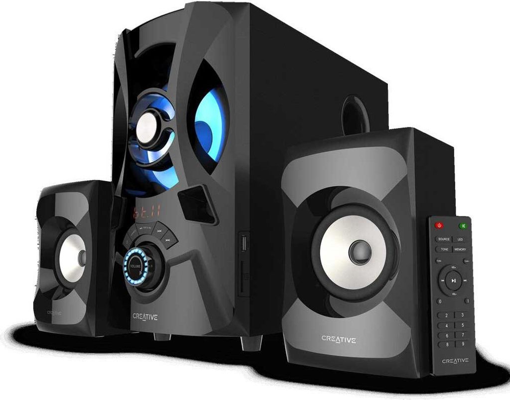 Creative Wireless 2.1 Sbs E2900 Black/Black Reproduktory Obrázok produktu 