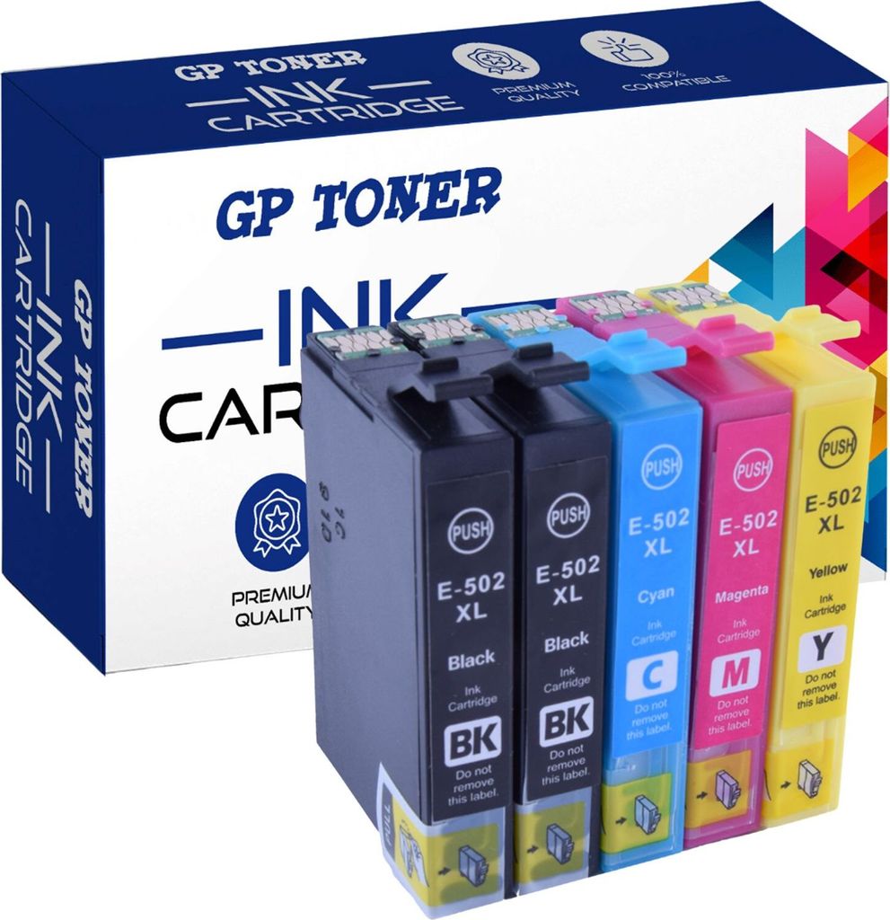 5 kaziet pre Epson 502 XL Expression Home XP-5100 XP-5105 Obrázok produktu 