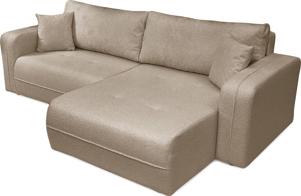 home24 Ecksofa mit Schlaffunktion - 244 cm