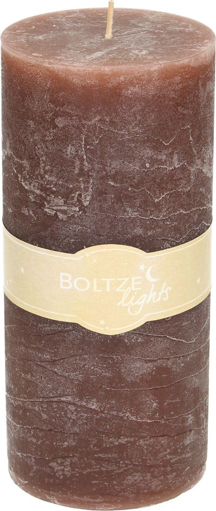 Kerze Lea 20cm coffee