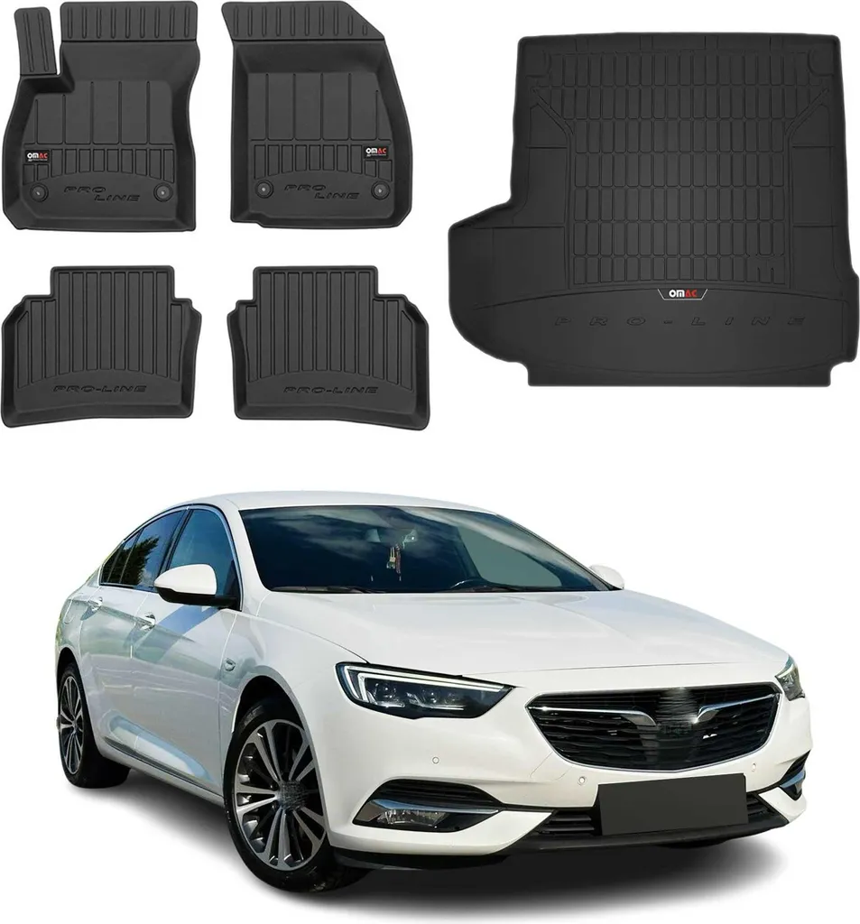 Tappetini Gomma Anteriori Su Misura Per Opel Insignia B/II (2017-2022) - 2 Pezzi, Facili Da Pulire E Anti-spostamento