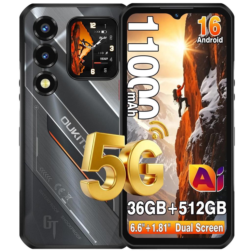 OUKITEL WP66 Outdoor Handy 5G Android 16 - 36GB+512GB Produktbild 