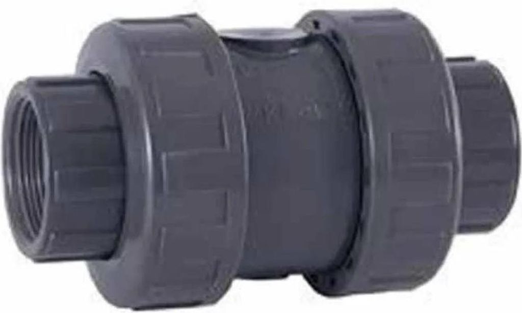 Cepex 22086 Pvc-u Ø1 1/4 Rückschlagventile Kugelserie Epdm O-ringe Bsp Innengewinde Silber Silber One Size