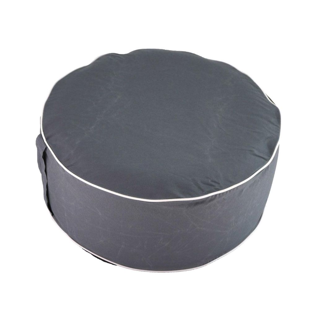 Aufblasbarer Pouf Sitzhocker Outdoor Sitzpouf 54 x 26 cm Produktbild 