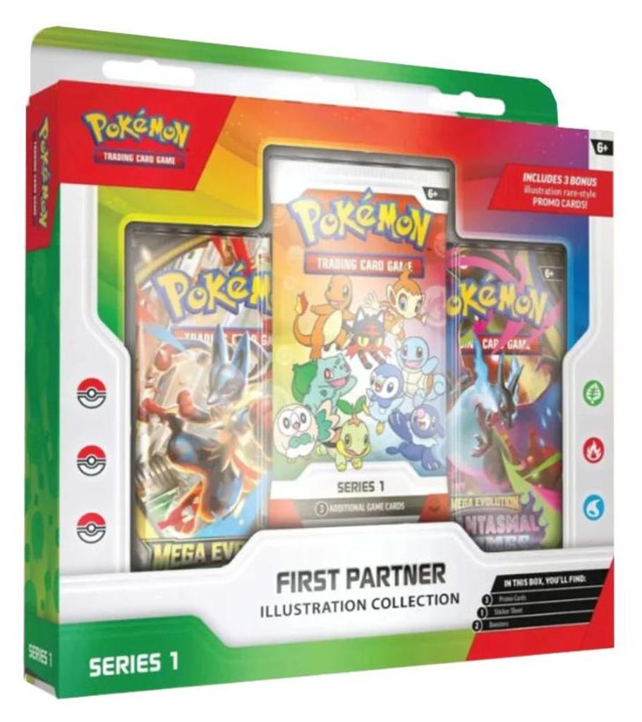 Pokémon First Partner - Collezione di illustrazioni - Serie Immagine del prodotto 