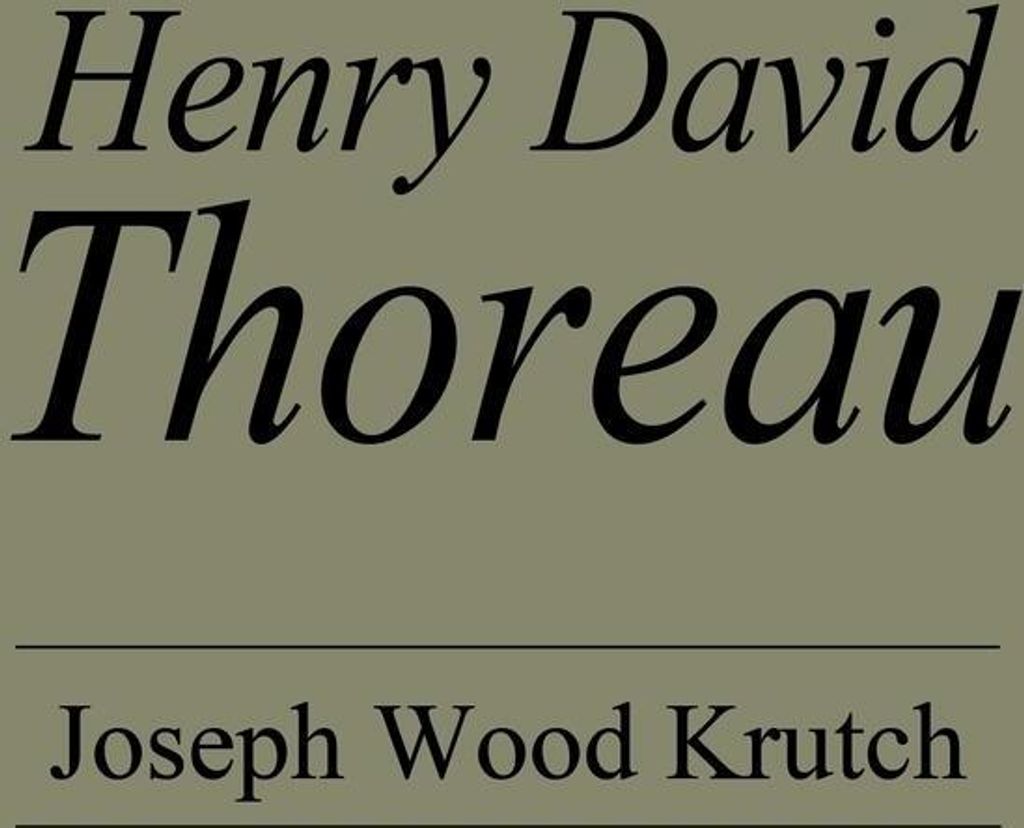 Henry David Thoreau