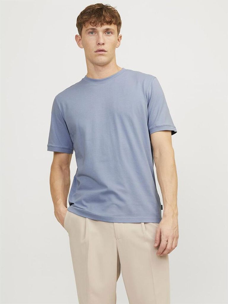 Jack & Jones Blaspencer Kurzarm-t-shirt Blau S Mann Blau S