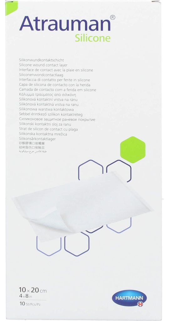 Atrauman Silicone, 10 St KOM