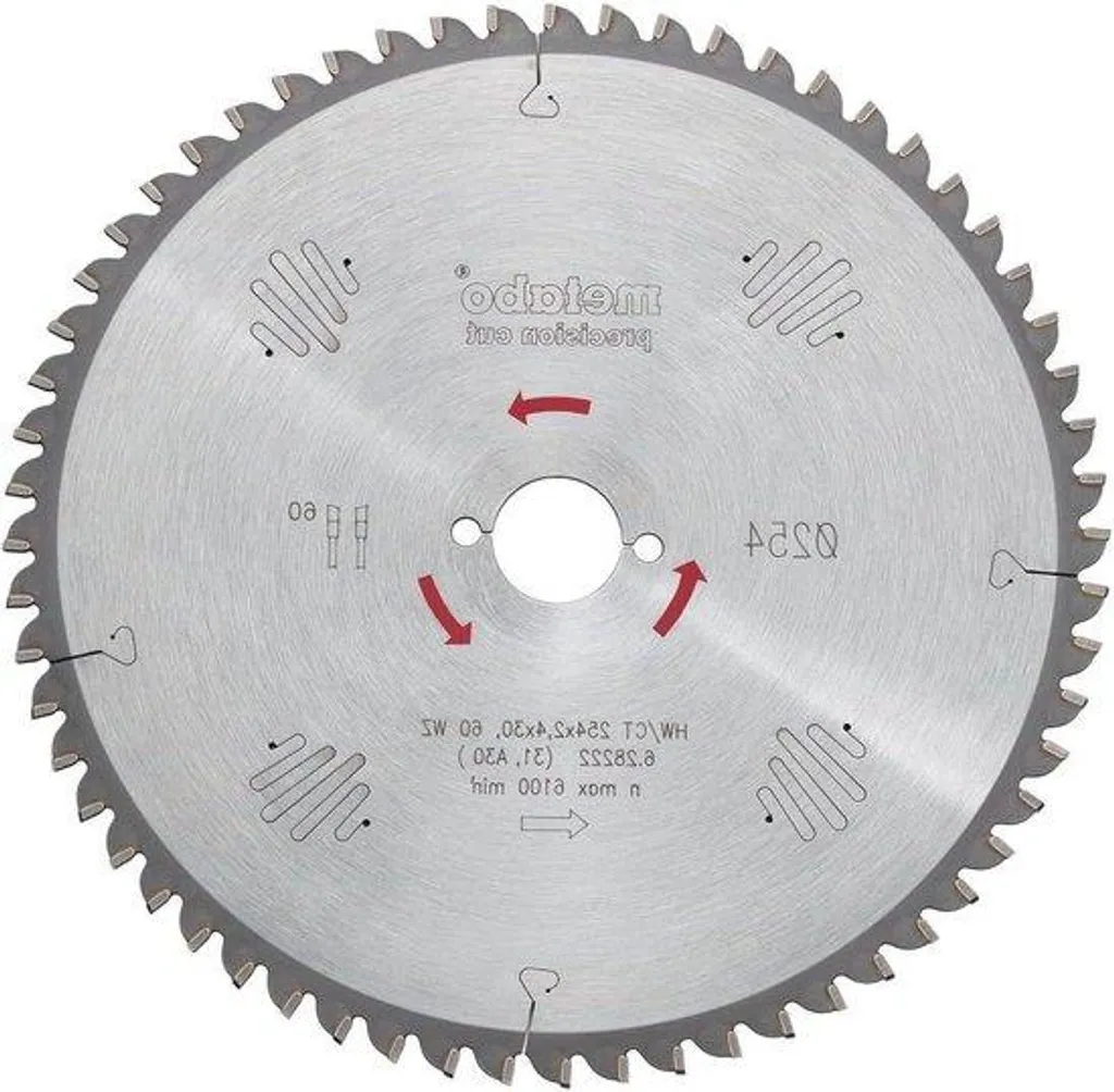 Disque de scie circulaire pour bois 254mm 30 dents série haute qualité