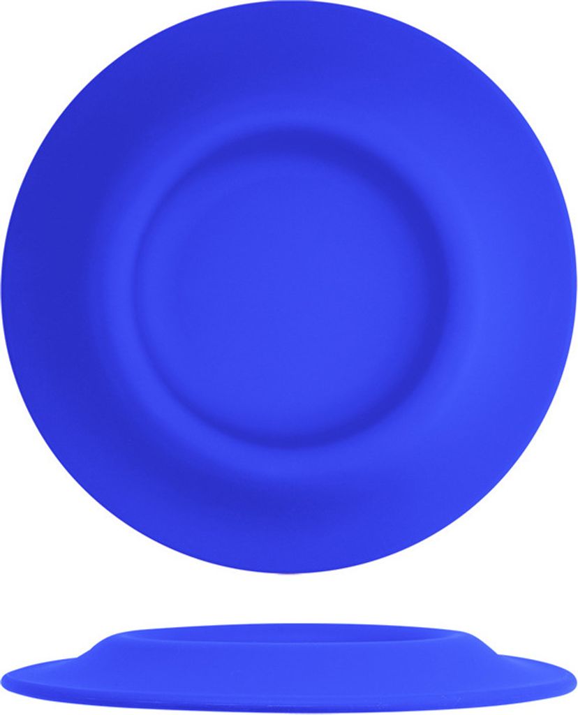 INF Neue Silikon-Frisbee für Haustiere - Sicher und lustig für Ihren Hund Blau