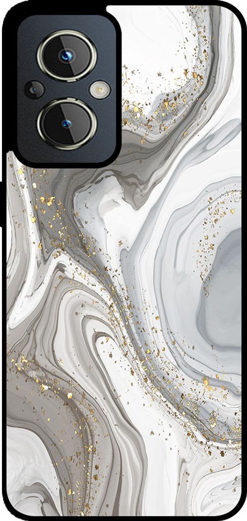 Smartphonica Telefon Fall geeignet für OnePlus Nord N20 5G mit Marmor-Druck - TPU zurück Abdeckung Fall Marmor-Design - Silber