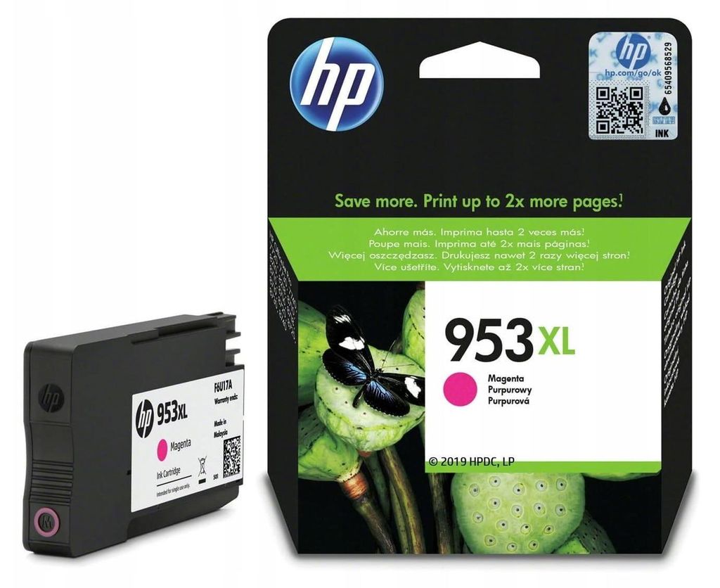 Original HP F6U17AE / Nr. 953XL Cartouche d'encre magenta Image du produit 