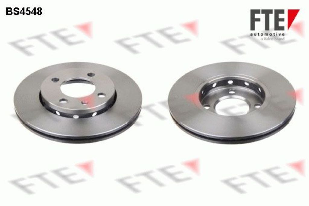 2 Bremsscheiben Vorderachse belüftet Ø 239 mm 18 mm FTE für u.a. VW POLO
