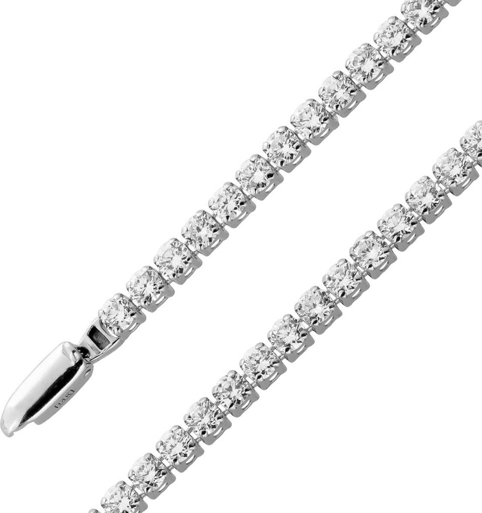 Tennis Armband 3.0ct Weißgold 585 14K Lab Grown Diamanten 21