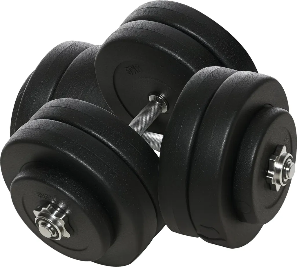 Pack haltères 50 kg pour musculation efficace sans sortir de chez soi