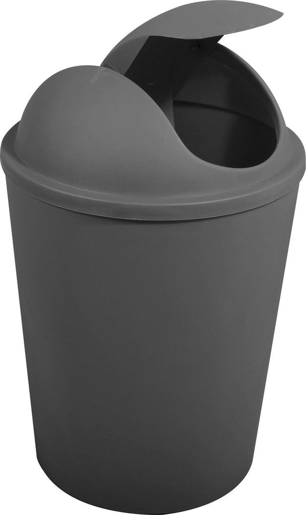 MSV afvalbak AKO, 5,5 liter, grijs, met deksel Productafbeelding 