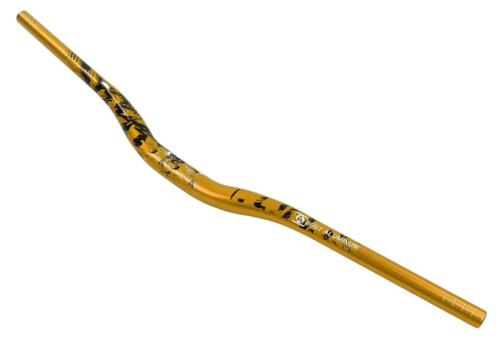 Guidon Wheel Track jaune 31,8mm pour vélo de piste et usage urbain fixe