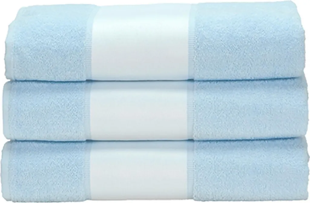 A&R AR080 Asciugamano SUBLI-Me® Azzurro 50x100 cm in Cotone Morbido