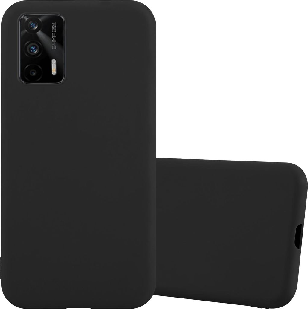 Cadorabo Hülle für Realme GT Master Schutzhülle in Schwarz Handyhülle TPU Silikon Etui Case Cover