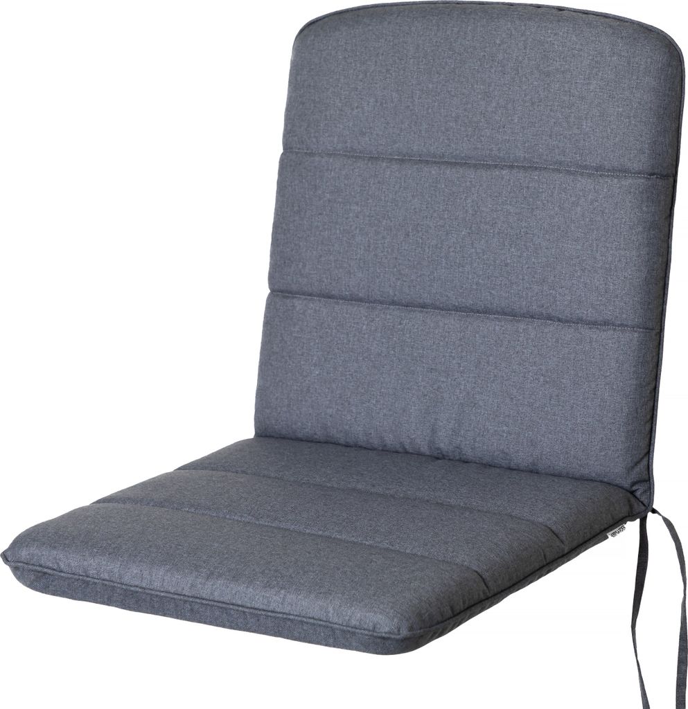 PillowPrim Gartenmöbel Kissen, für Stuhle oder Liege, balkon, outdoor, Liegenauflage, Polster, Sofa, Rutschfeste Schicht, Navy blau, 102 x 50 x 6 cm