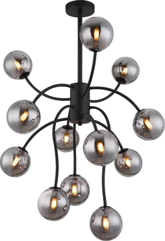 GLOBO Lighting Deckenleuchte RIHA DH 62x93 cm schwarz Produktbild 