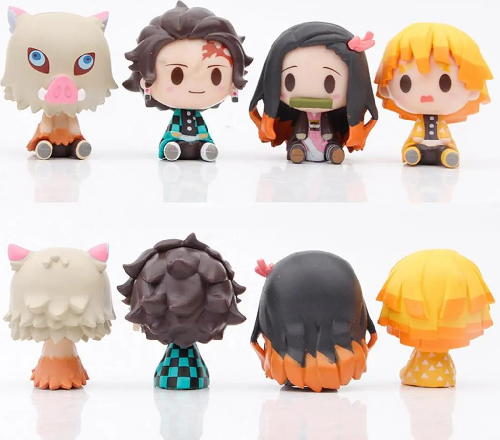 4 Bambole Anime per Bambini e Ragazzi - Modelli PVC Sicuri
