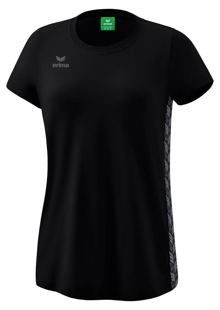 Erima Essential Team T-Shirt Schwarz/Schiefergrau